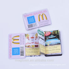 Magnetic catalogue book mini food menu